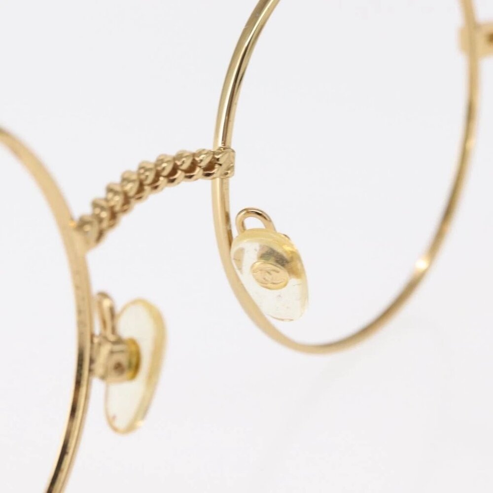 CHANEL Sunglasses frames metal Gold CC Auth 153002 - Picture 7 of 14
